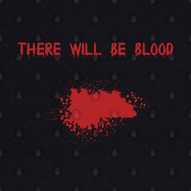 Bloody Halloween Saying With Splatter by MonkeyBusiness